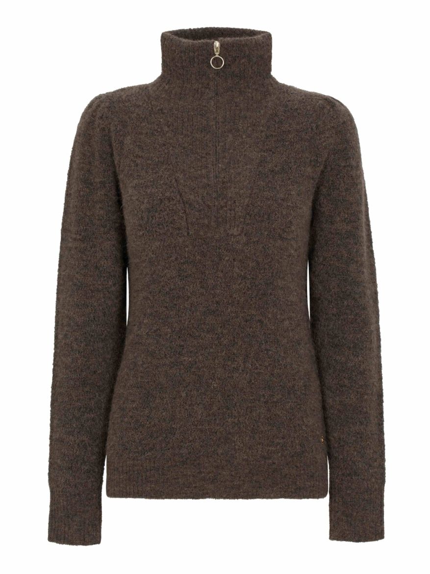 Bilde av WoolLand Loen knitted sweather 2.0 woman Light Brown